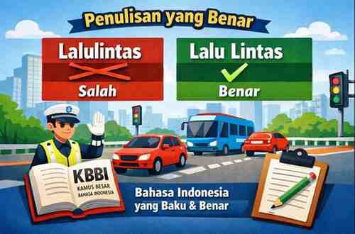 Penulisan yang Benar Lalulintas atau Lalu Lintas