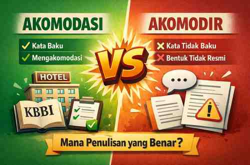 Penulisan yang Benar Akomodasi atau Akomodir