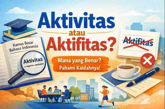 Penulisan yang Benar Aktivitas atau Aktifitas