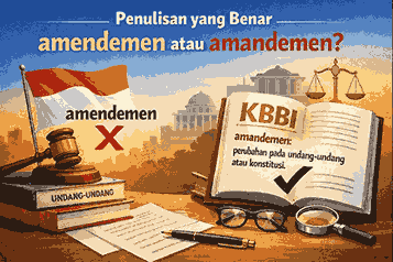 Penulisan yang Benar Amendemen atau Amandemen