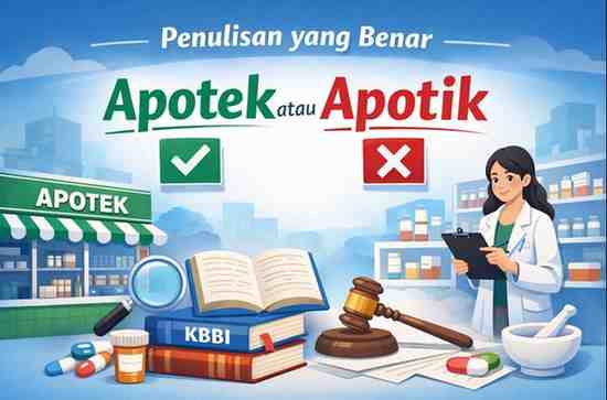 Penulisan yang Benar Apotek atau Apotik
