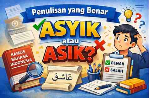 Penulisan yang Benar Asyik atau Asik