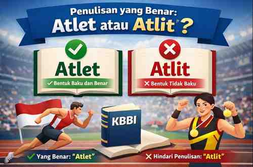 Penulisan yang Benar Atlet atau Atlit