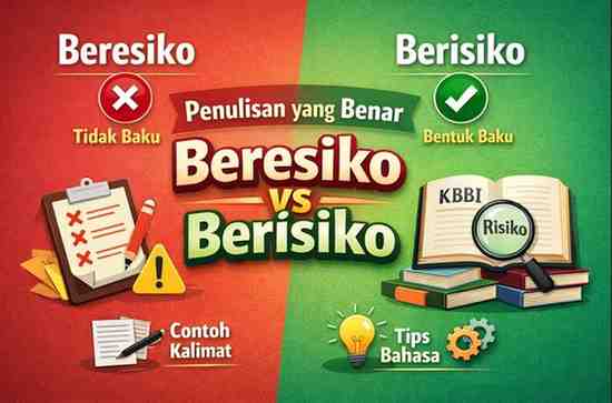 Penulisan yang Benar Beresiko atau Berisiko