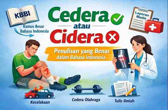 Penulisan yang Benar Cedera atau Cidera