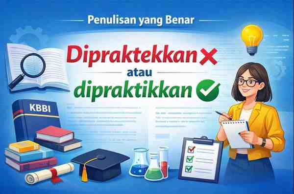 Penulisan yang Benar Dipraktekkan atau Dipraktikkan