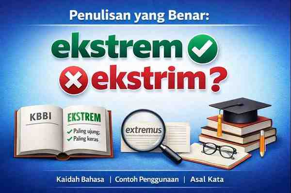 Penulisan yang Benar Ekstrem atau Ekstrim