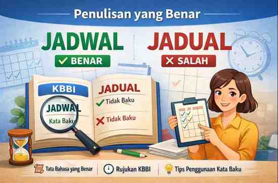 Penulisan yang Benar Jadwal atau Jadual