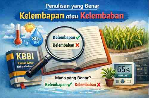 Penulisan yang Benar Kelembapan atau Kelembaban