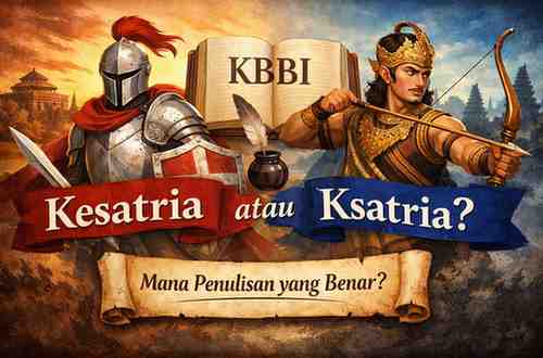 Penulisan yang Benar Kesatria atau Ksatria