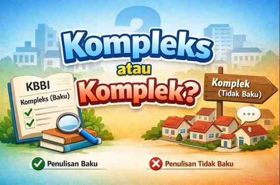 Penulisan yang Benar Kompleks atau Komplek