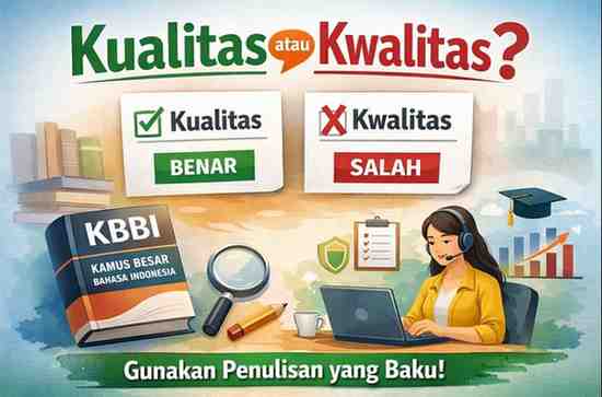 Penulisan yang Benar Kualitas atau Kwalitas