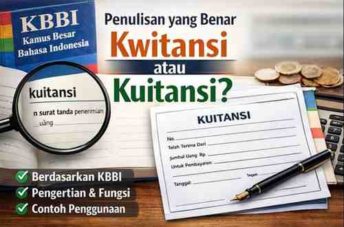 Penulisan yang Benar Kwitansi atau Kuitansi