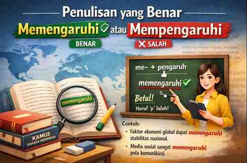 Penulisan yang Benar Memengaruhi atau Mempengaruhi