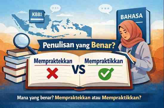 Penulisan yang Benar Mempraktekkan atau Mempraktikkan