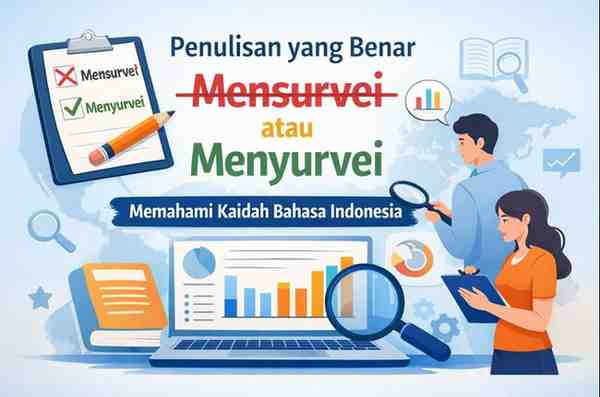 Penulisan yang Benar Mensurvei atau Menyurvei