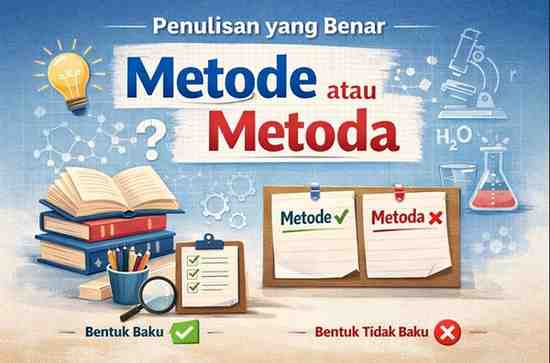 Penulisan yang Benar Metode atau Metoda