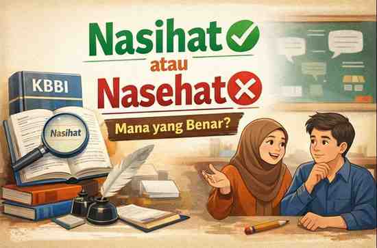 Penulisan yang Benar Nasihat atau Nasehat