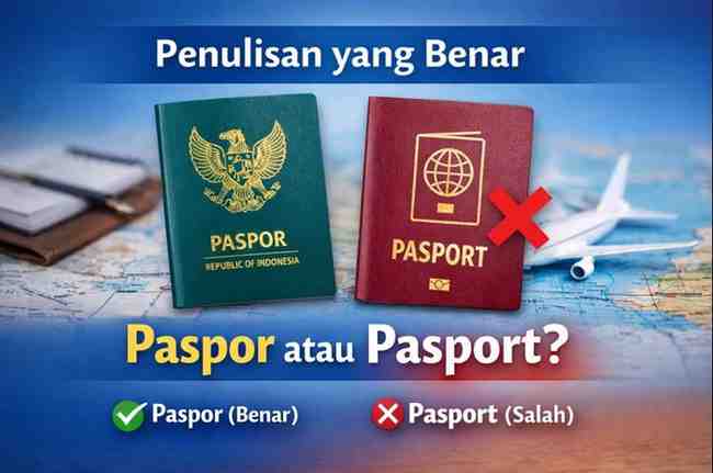 Penulisan yang Benar Paspor atau Pasport