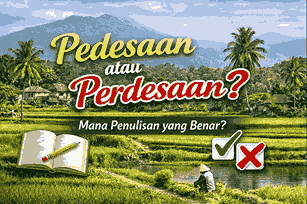 Penulisan yang Benar Pedesaan atau Perdesaan