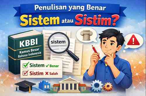 Penulisan yang Benar Sistem atau Sistim