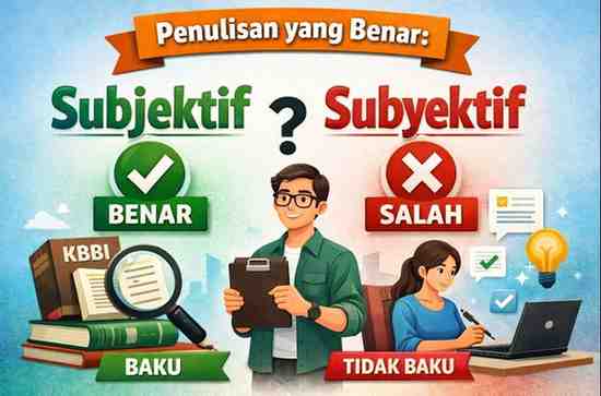 Penulisan yang Benar Subjektif atau Subyektif