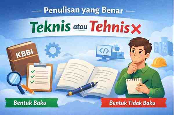 Penulisan yang Benar Teknis atau Tehnis