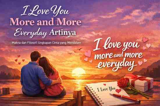 I Love You More and More Everyday Artinya