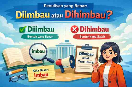 Penulisan yang Benar Diimbau atau Dihimbau