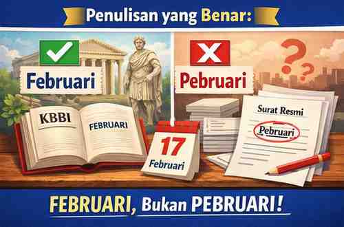 Penulisan yang Benar Februari atau Pebruari
