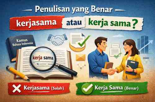 Penulisan yang Benar Kerjasama atau Kerja Sama