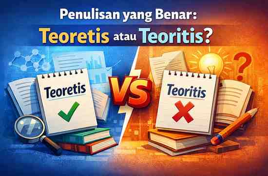 Penulisan yang Benar Teoretis atau Teoritis