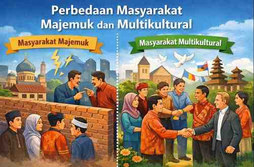 Perbedaan Masyarakat Majemuk dan Multikultural
