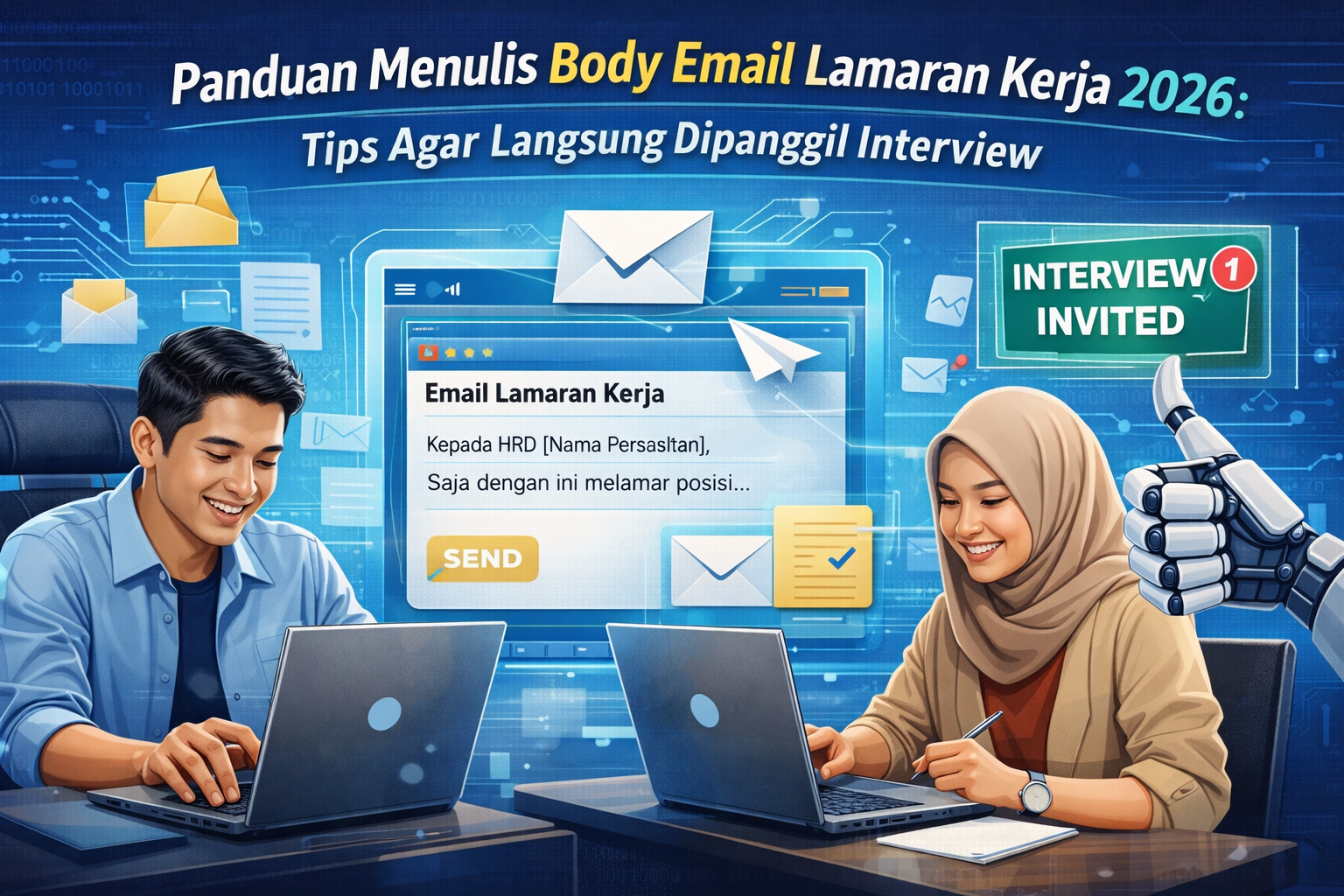 Contoh body email lamaran kerja profesional yang menarik agar langsung dipanggil interview
